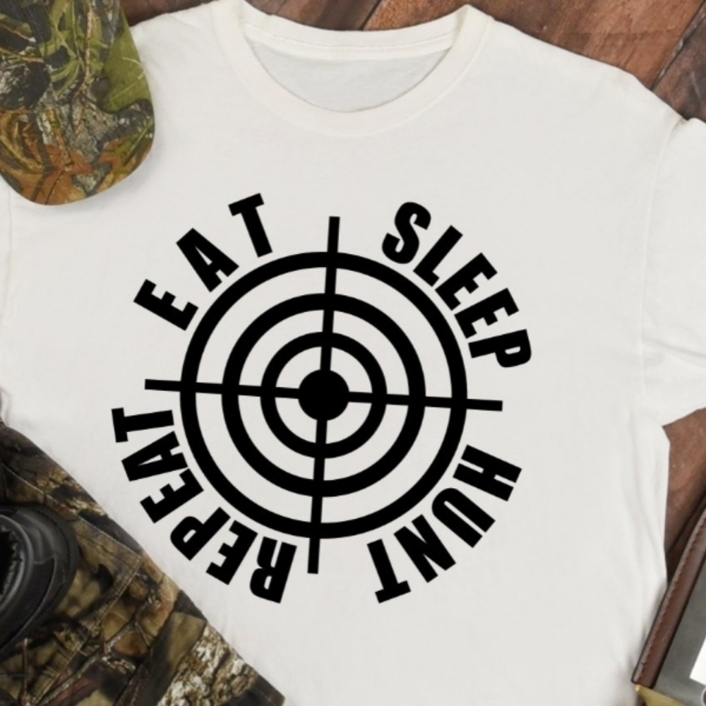 Eat Sleep Hunt REPEAT Tshirt